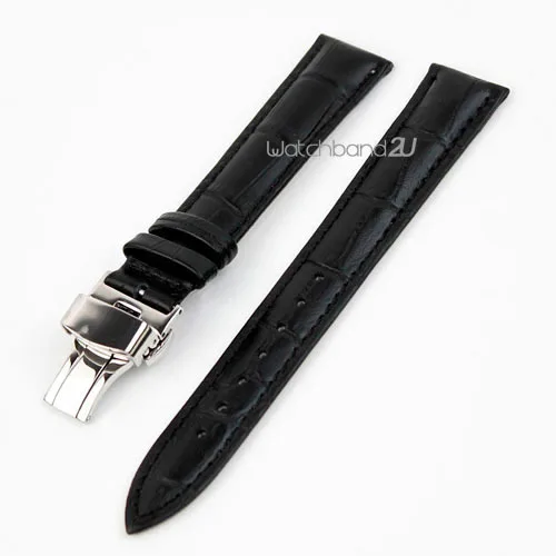 Часы с застежкой на ремешок из кожи аллигатора 12 мм 14 16 17 18 19 20 21 22 24 мм|watch band strap|band