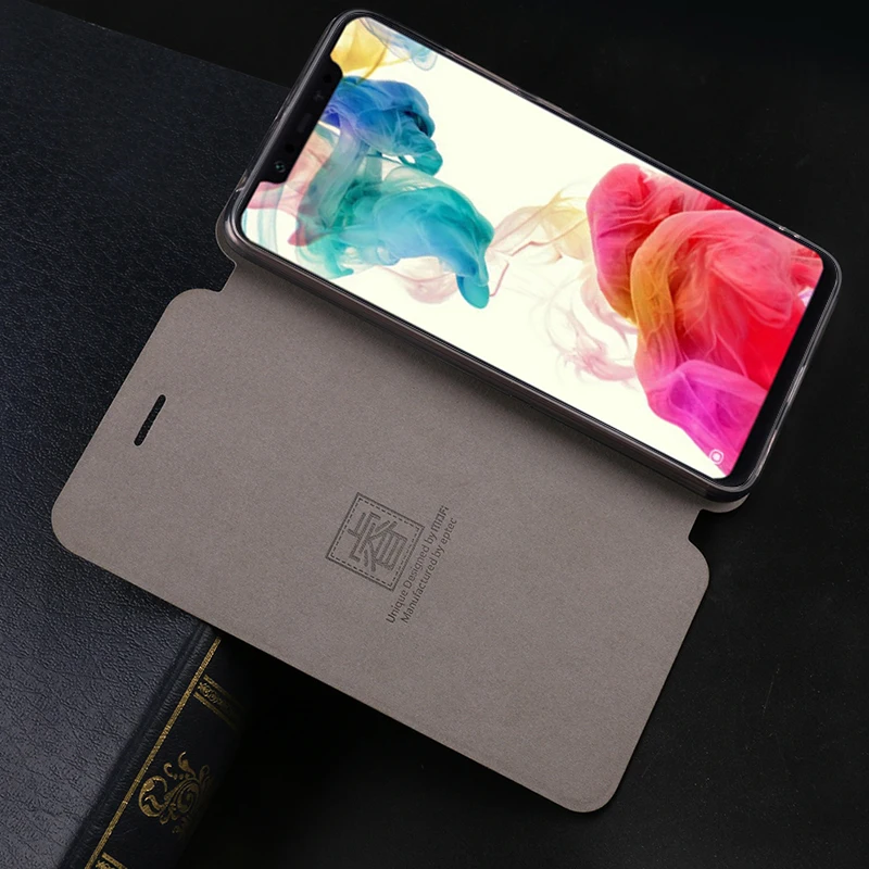 Xiaomi Pocophone F1 чехол оригинальный MOFI Книга Флип PU кожаный TPU крышка Поко