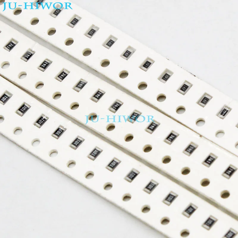 (1000 шт./лот) 300 330 360 390 430 Ом 0805 5% SMD чип резистор толстая пленка 1/10 Вт фиксированный