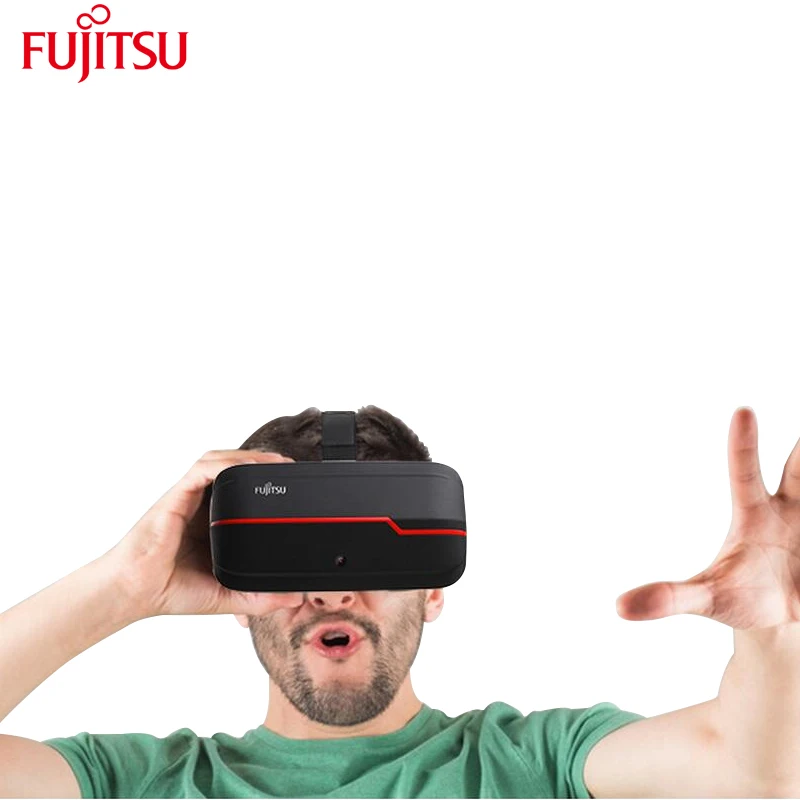 Fujitsu FV200 оригинальный виртуальной реальности 3D Стекло es VR коробка Цвет крест Google