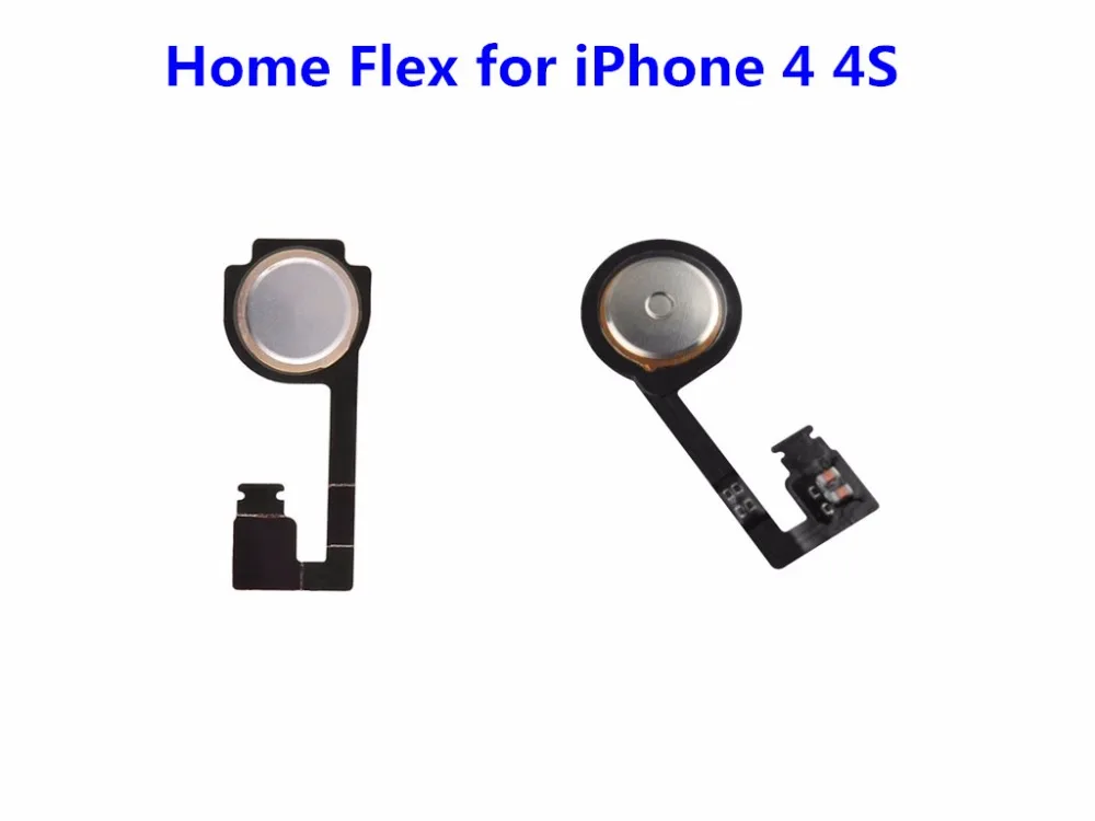 Кнопка домой с гибким кабелем для iPhone 4 4S 5 5C 5S 6 Plus 6s plus 7 кнопка в сборе | Мобильные