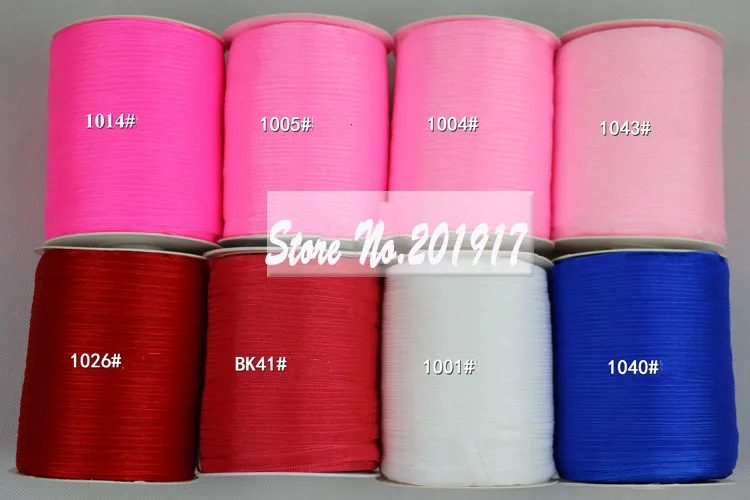 Вы выбираете! Лента из органзы для волос 6 мм 500 ярдов/рулон/цвет/партия | Украшения