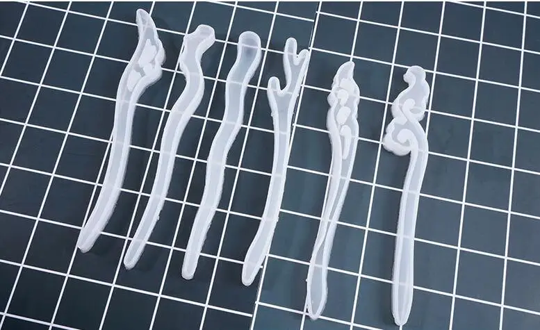 Заколка для волос силиконовая форма самостоятельного изготовления заколка