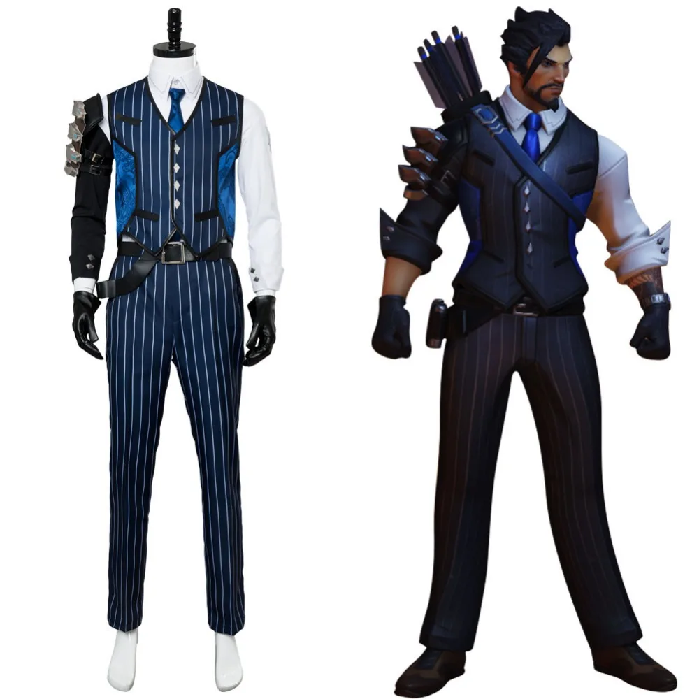 

OW костюм для косплея симада хензо костюм для косплея мужская униформа для взрослых костюмы на Хэллоуин и карнавал