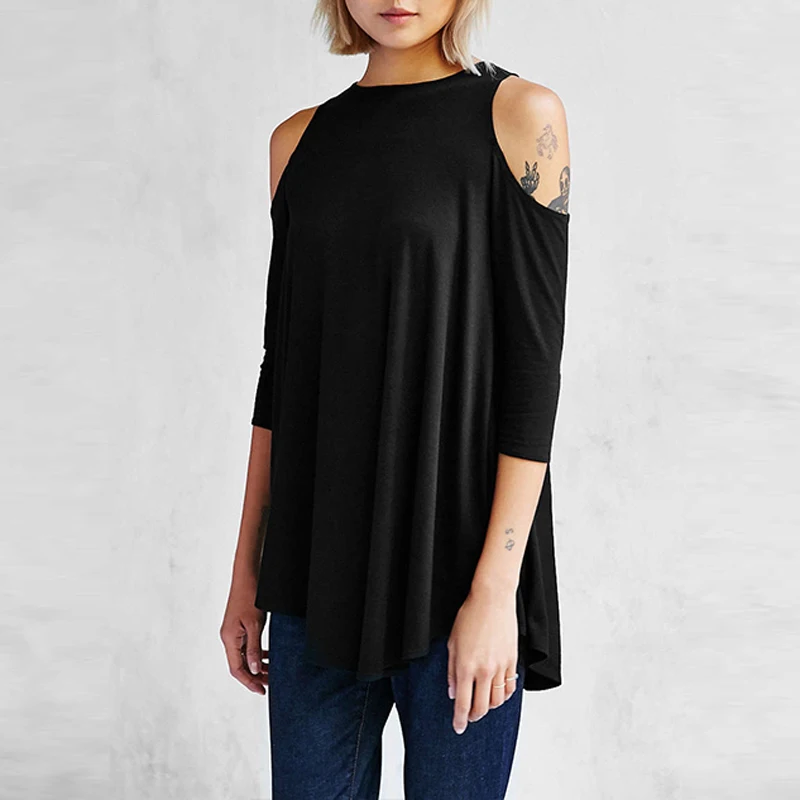 2019 Горячая весна осень футболки с короткими рукавами модные сексуальное