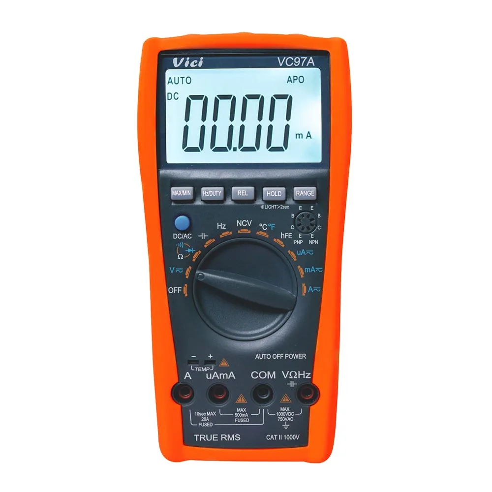 Цифровой мультиметр M001 VICI VC97 VC97A True RMS DMM 4000 Автоматический диапазон AC DC Вольтметр