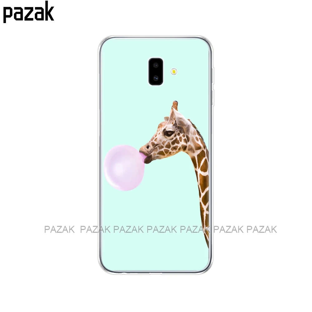 34343 Чехол для samsung J6 Plus Мягкий с рисунком из ТПУ чехол для samsung Galaxy J6Plus J6+ J 6 Plus J610 J610F чехол s силиконовый чехол для телефона - Цвет: 34343