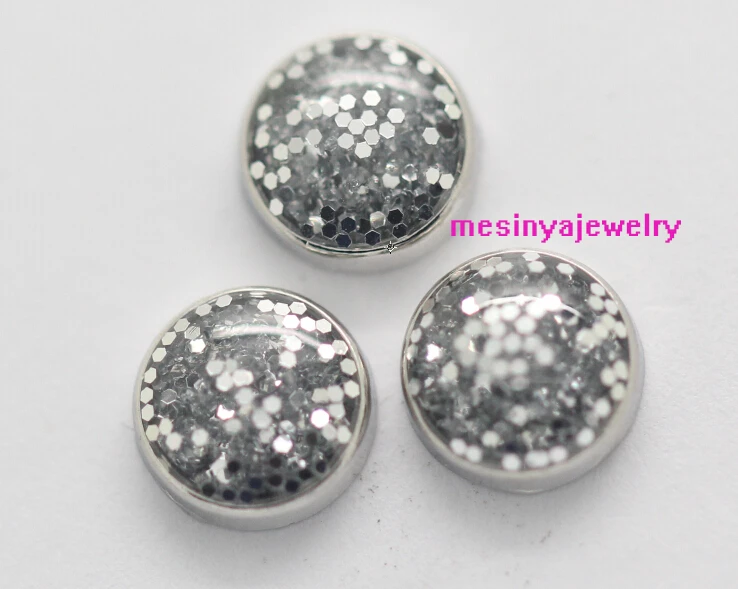 

10 шт., 6,3 мм, блестящие Плавающие Подвески для стеклянного медальона, минимальное количество товара в заказе, смешанные товары, включая подве...