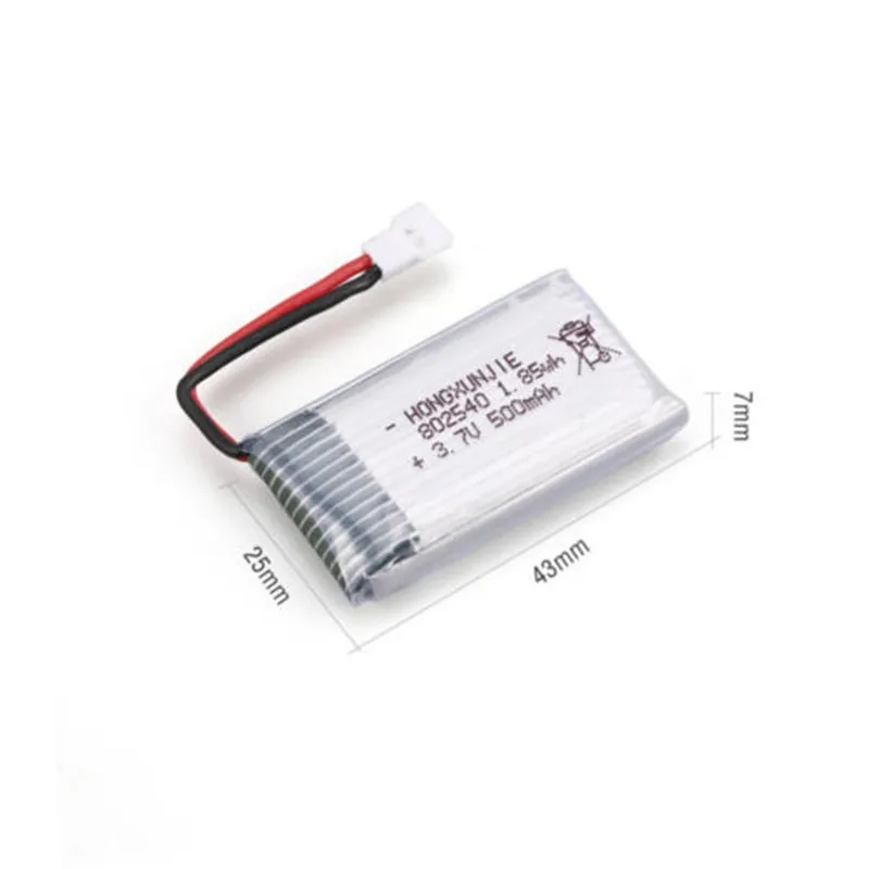 4 шт. аккумулятор 3 7 В 600 мАч + USB зарядное устройство для дрона Syma X5C X5SC X5SW BC685