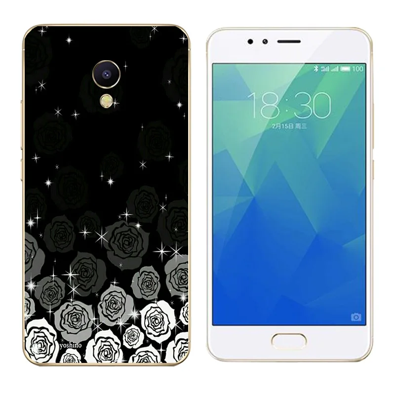 Cases for Meizu M5S mini Triangle Printing Meilan5S Phone Shell Transparent 5.2 inch Soft Silicone Meizu5s |