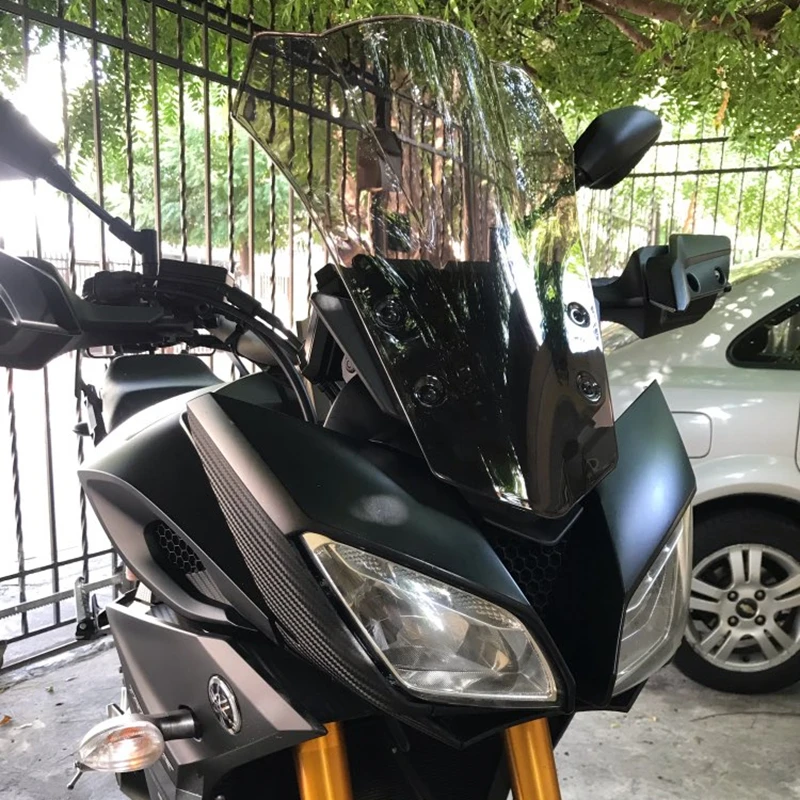 Дефлектор воздуха на лобовое стекло Moto для Yamaha FJ09 Tracer FJ 09 MT09 2015 2016 2017 MT 09|Козырьки