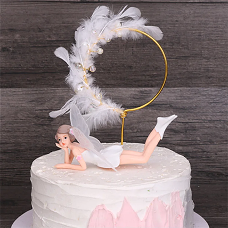 3 шт./компл. изделия из смолы инструменты для украшения торта фигурки феи ангела