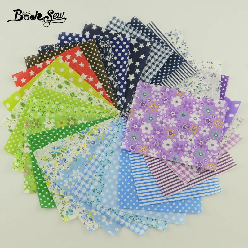 100% Хлопок Ткань Искусства Жир Квартал Не Повторить Стиль Tecido простой Швейной