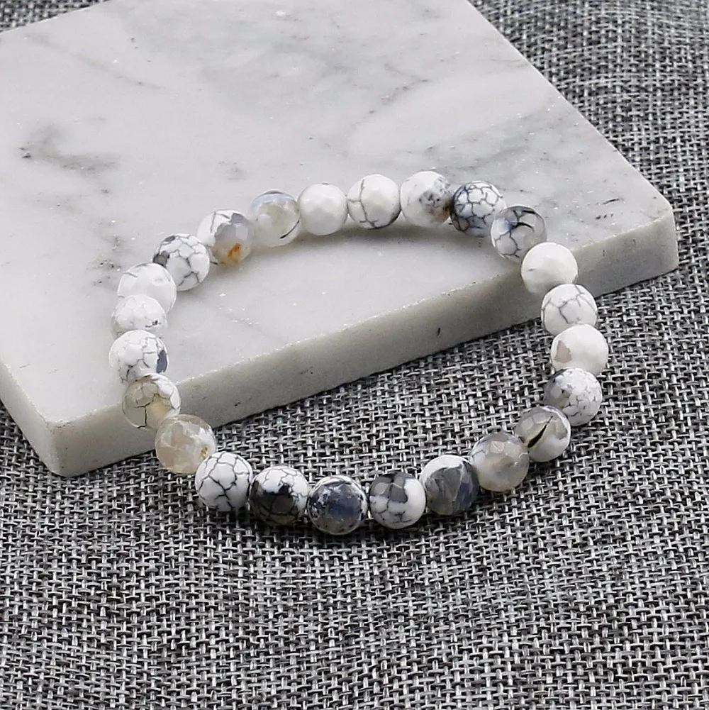 Браслет женский с круглым ремешком 8 мм | Украшения и аксессуары