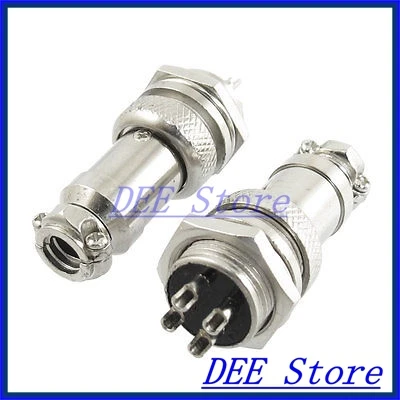 2 шт. 4-контактные авиационные штекеры с резьбой 200 В переменного тока 5 А 16 мм |