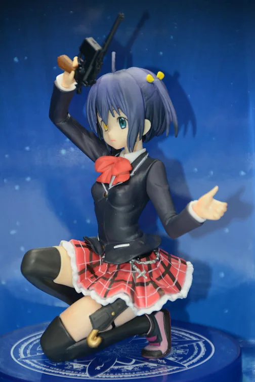 Аниме Taito Chu 2 Byo Demo KOI Ga Rikka Takanashi The Eil Eye колени 15 см ПВХ фигурки модели игрушки|figure