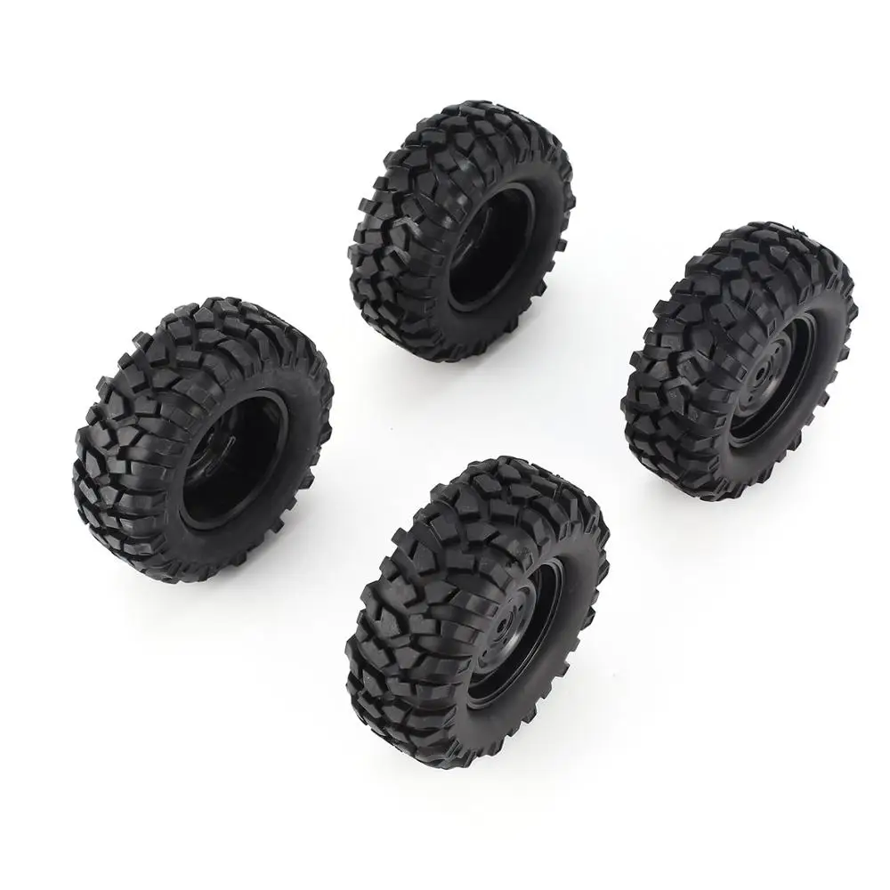 4 шт. 96 мм 1 9 дюйма резиновая шина с Beadlock обод колеса для осевой SCX10 90046 RC4WD D90 1/10 RC