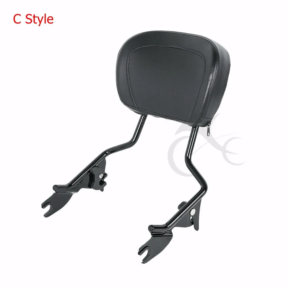 Мотоциклетная съемная спинка Sissy Bar багажная полка для Harley Touring Road King Glide Street 2009-2013