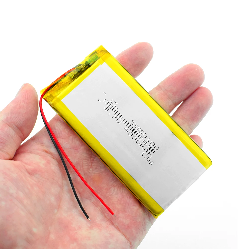3 7 V 4000mAh Lipo батарея 3766125 с PCB для планшета iPad DVD камера PDA цифровая радио