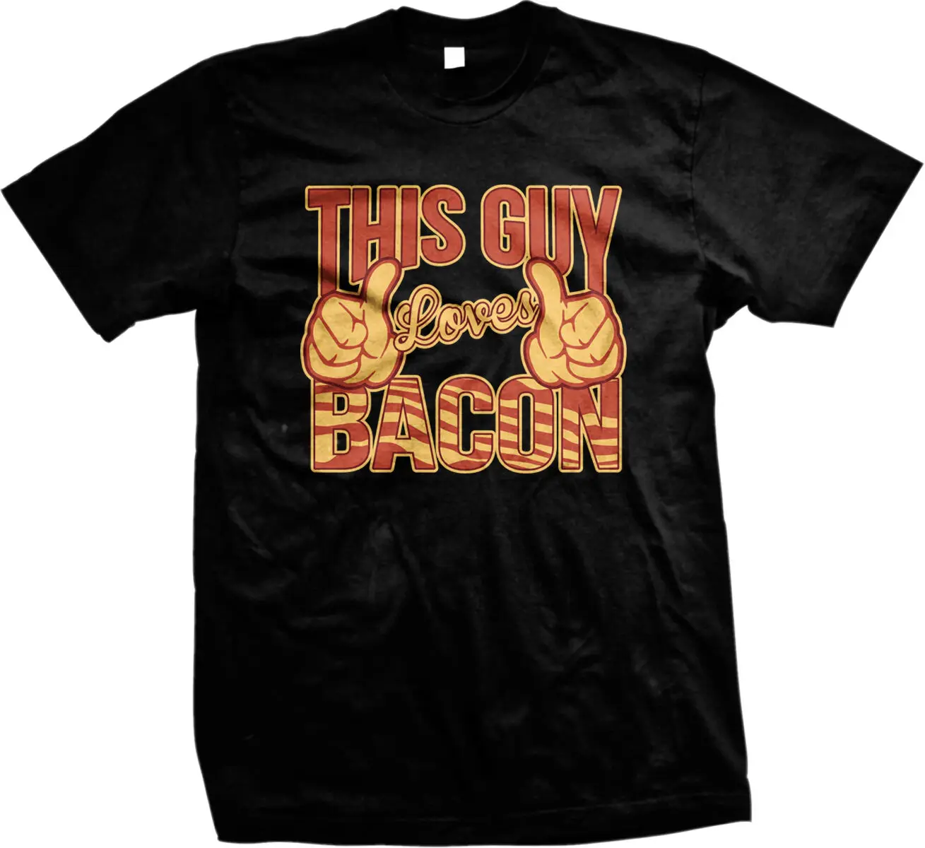 Распродажа этот парень любит футболка BACON|Мужские футболки| |