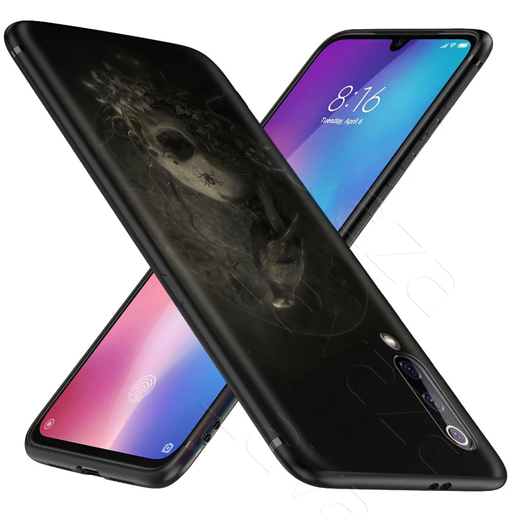 Чехол Lavaza череп ворона лунный свет для Xiao mi Red mi Note 8 Pro mi MAX 3 6 8 9 SE A1 A2 Lite Plus 8A F1