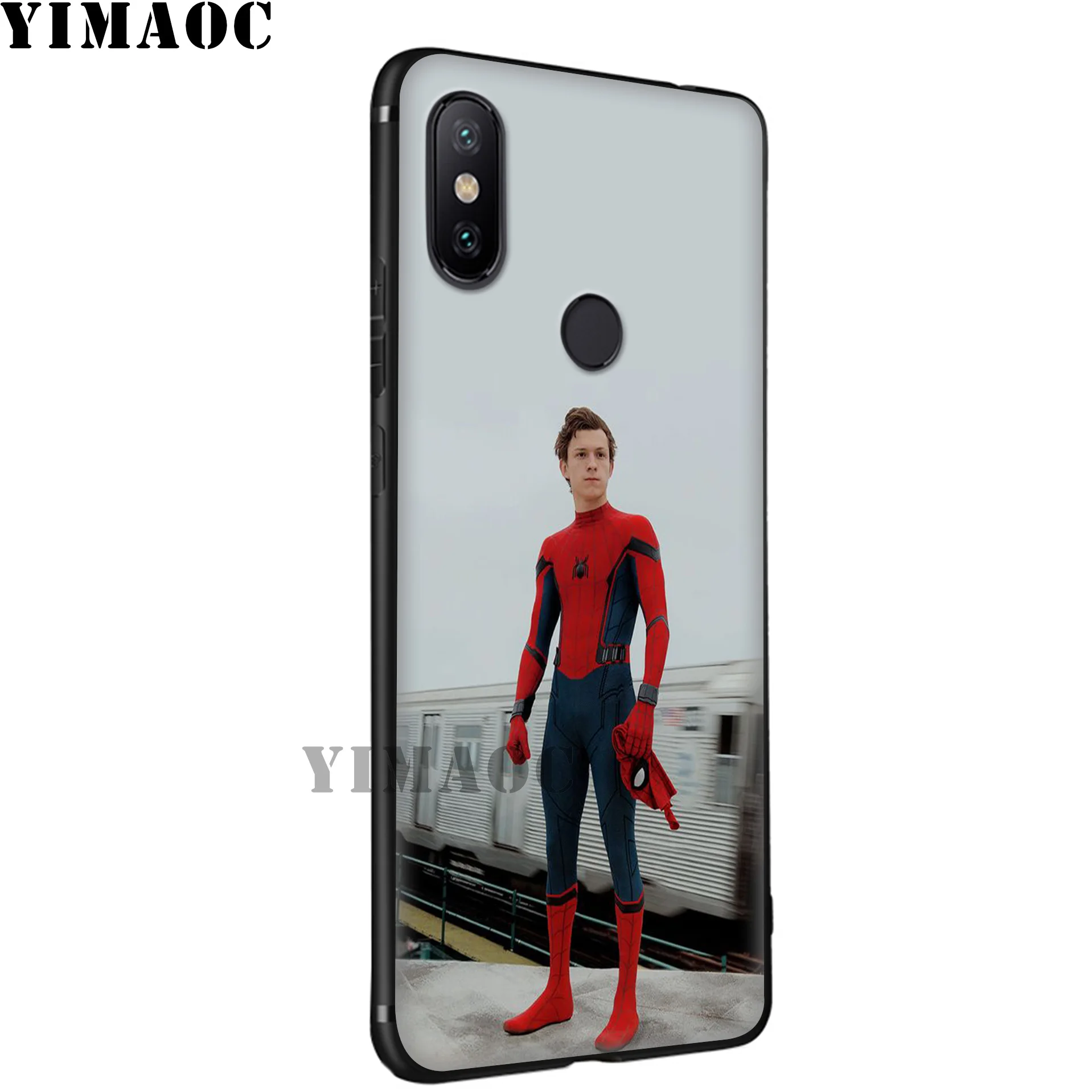YIMAOC Tomholland Spiderman Soft Case for Xiaomi Mi 9T 9 8 Se 6 MAX 3 A1 A2 Lite MiA1 MiA2 CC9E CC9 6X 5X POCOPHONE F1 |