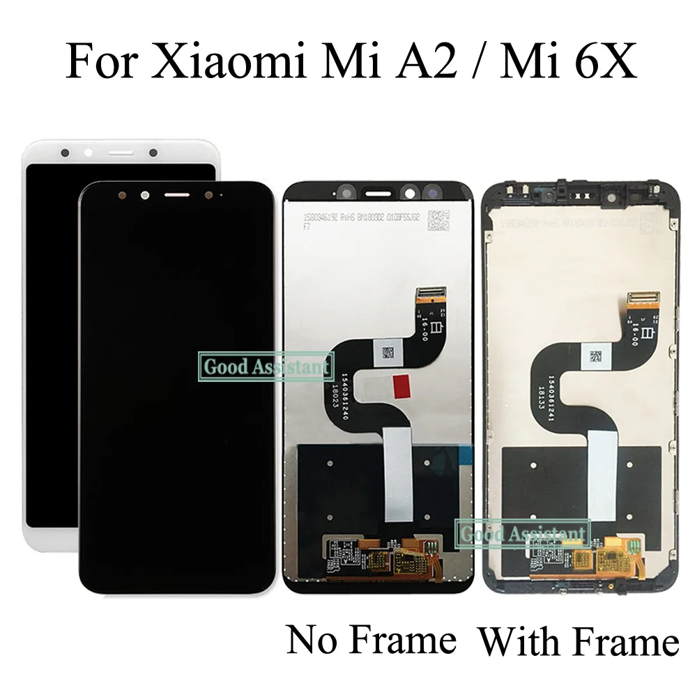 ЖК дисплей 5 99 дюйма для Xiaomi Mi A2 MIA2 дигитайзер сенсорный экран замена xiaomi MI 6X MI6x