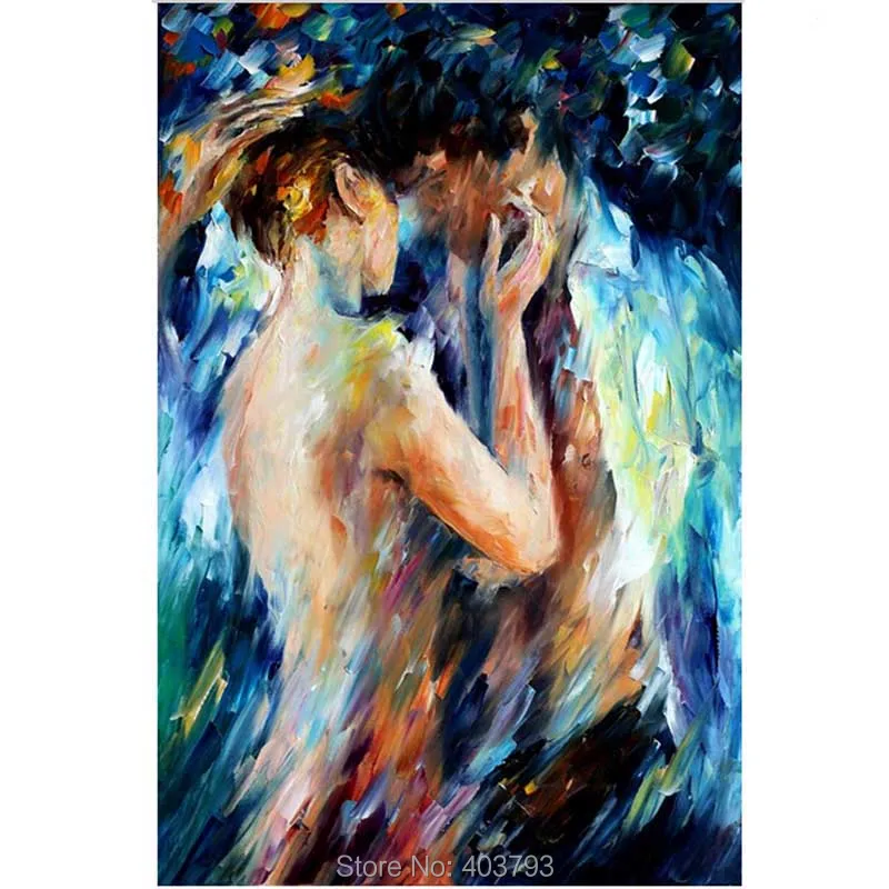 Палетка для боди арта с ножом и изображением пар|oil picture|picture for homepainting abstract |