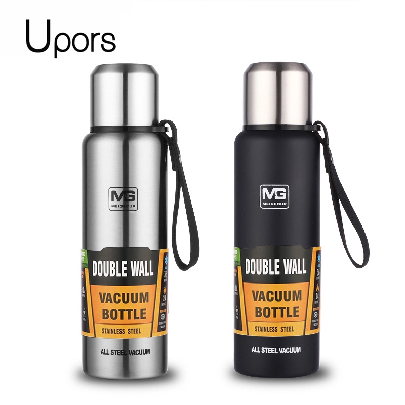 UPORS Large Capacity Stainless Steel Thermos Portable Vacuum