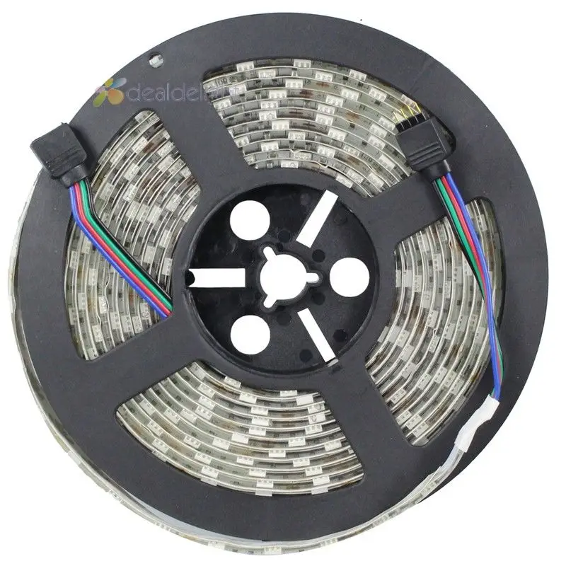 100 м 20 шт. 12 В постоянного тока 5 м/лот 5050 SMD 300 светодиодный s RGB цветная эпоксидная
