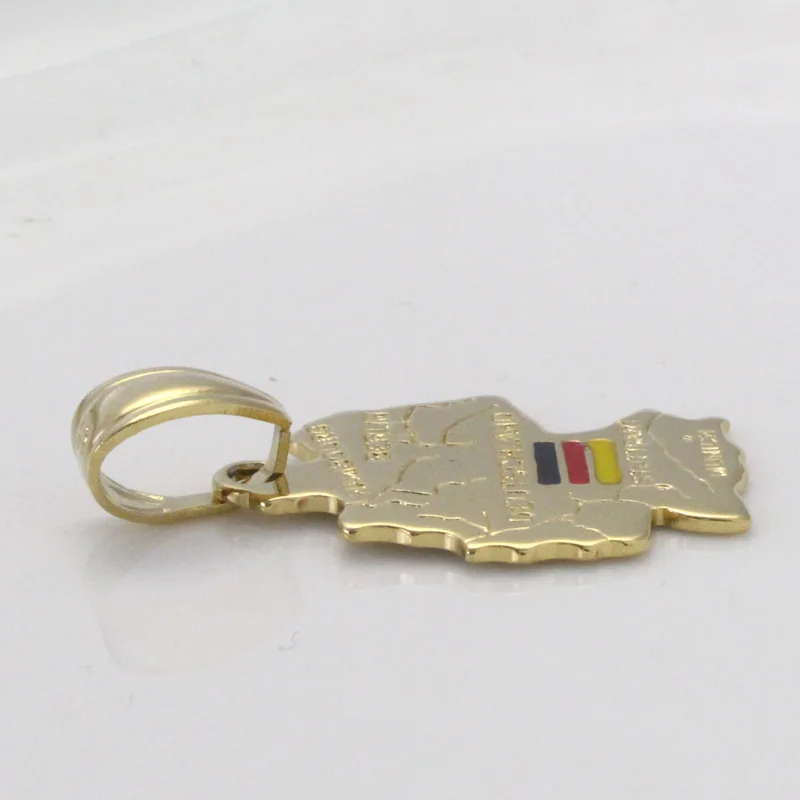 Германия карта кулон и ожерелье для женщин мужчин Карта страны Deutschland ювелирные