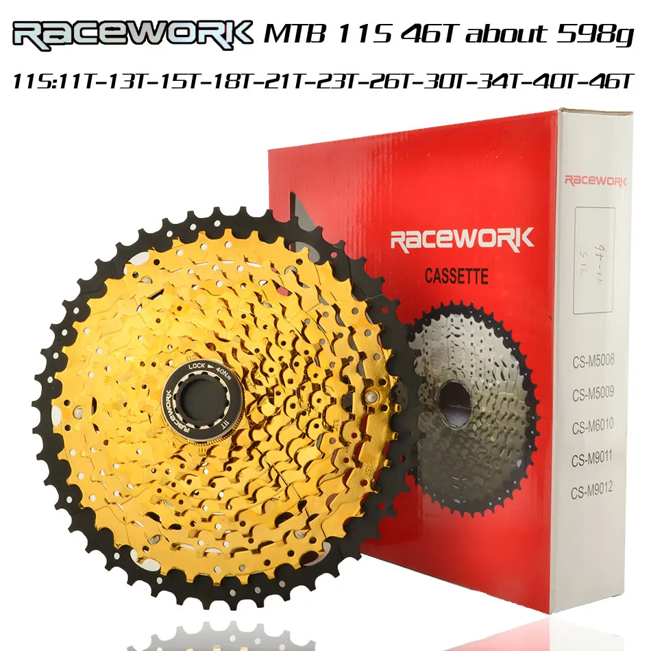 RACEWORK MTB дорожный 11s 12s Geschwindigkeit 42t46t50t Freilauf Breite Verhaltnis горный велосипед Fahrrad Schwungrad