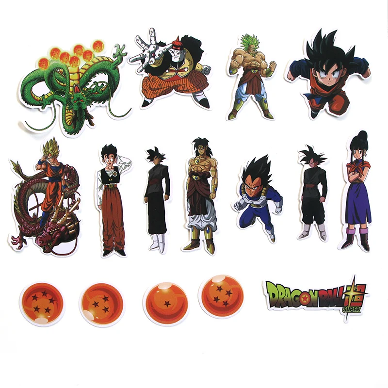 56 шт. Dragon ball Дети Забавный мультфильм DIY Скрапбукинг альбом багаж ноутбук мотоцикл ноутбук трафарет Водонепроницаемая наклейка E0055