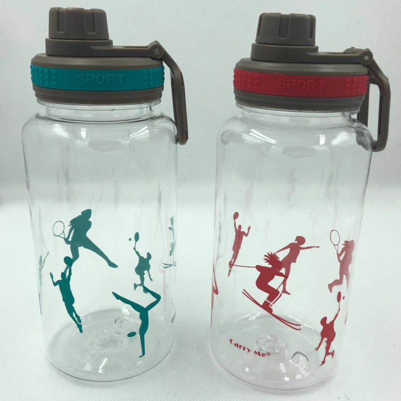 Бутылка для воды 1000 мл Спортивная бутылка на открытом воздухе прямая Питьевая
