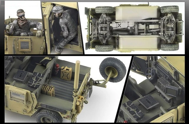 ACADEMY 13415 1/35 масштаб M1151 Улучшенный Перевозчик оружия пластиковая модель строительный комплект