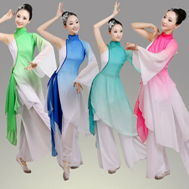 Новые чернильные костюмы Классические танцевальные танцевальная одежда Янко