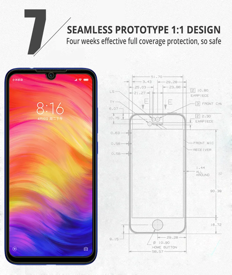 XSDTS закаленное стекло для Xiao mi Red mi Note 7 5 Pro 6 mi 9T 9 SE 8 K20 A1 A2 Lite 4X 5X 6X Pocophone F1 Защитное стекло для экрана