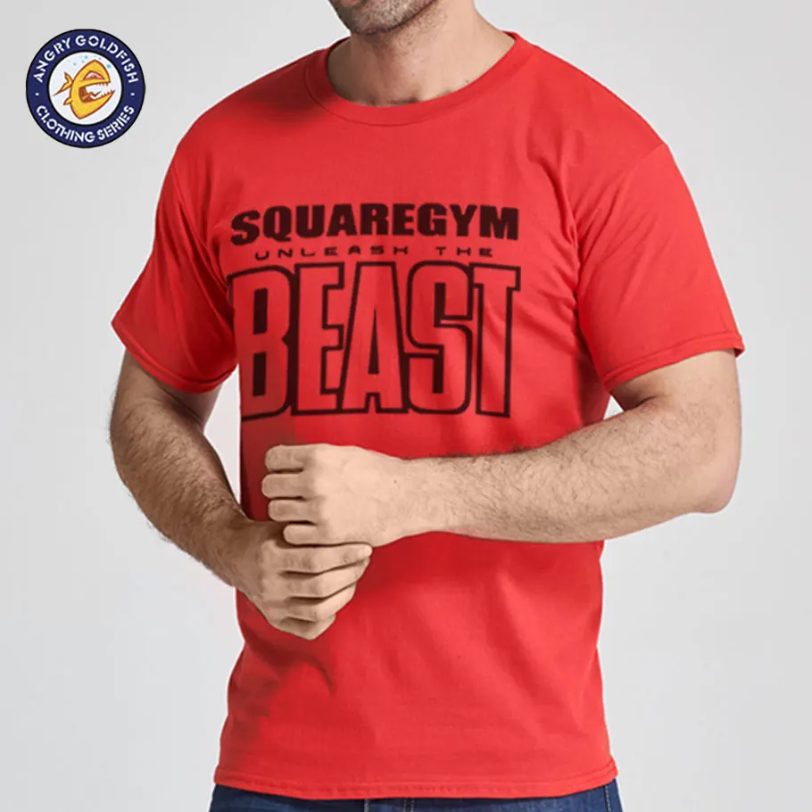 Мужская футболка с коротким рукавом Повседневная для фитнеса тренажерные зала
