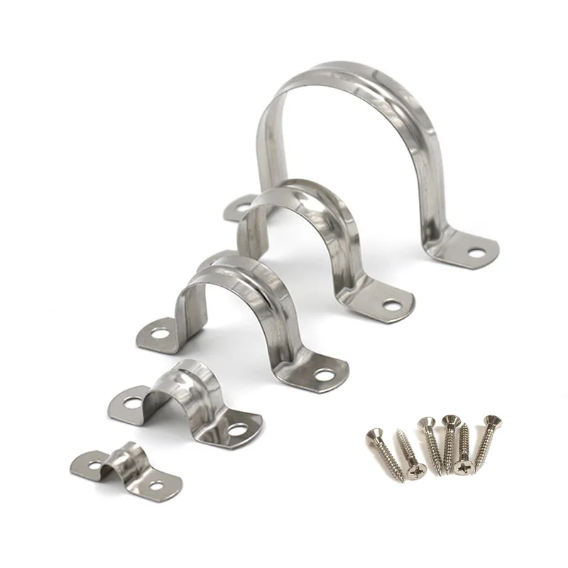 5 шт. до 20 штук два отверстия ремень трубы зажимы держатель с креплением зажим