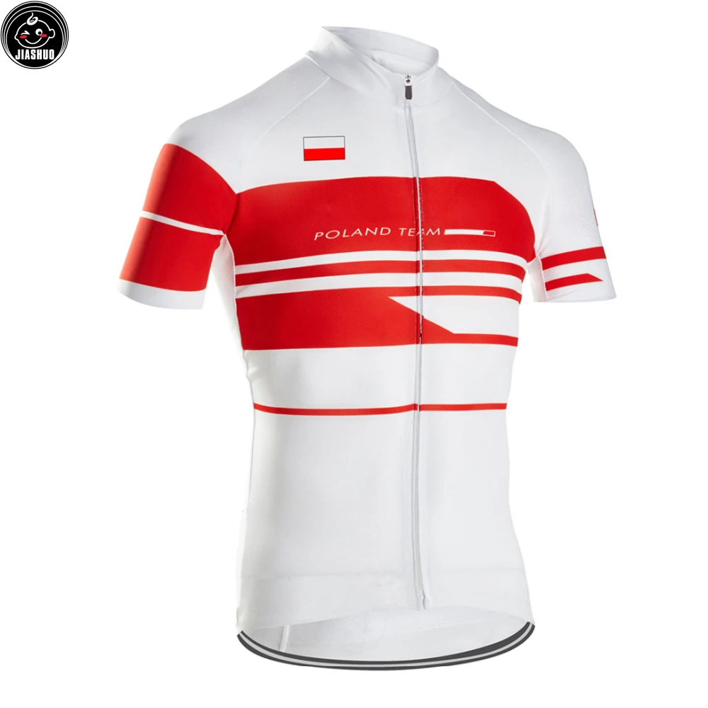 Новинка 2017 командная велоформа из Польши Jiashuo дышащая под заказ|cycling jersey|cycling jersey