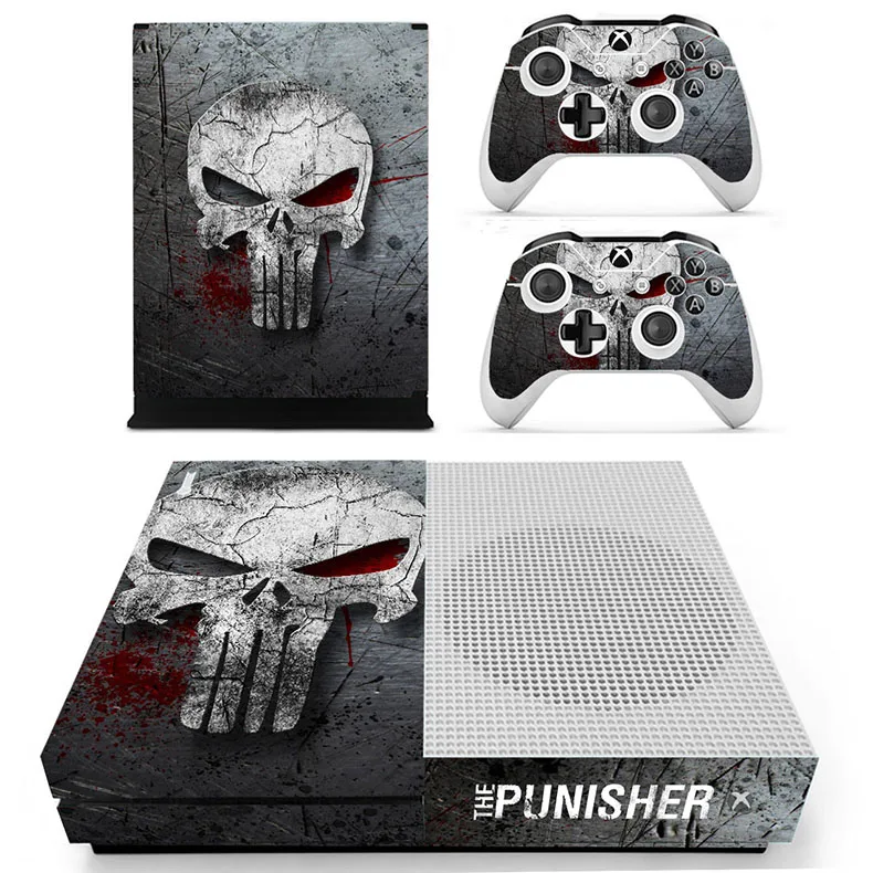YS-xboxoneS-2170 Каратель кожи для Xbox One S Наклейка vinilo pegatina для microsoft Xbox one Slim консоли и два контроллера оболочки - Цвет: YS-xboxoneS-2170