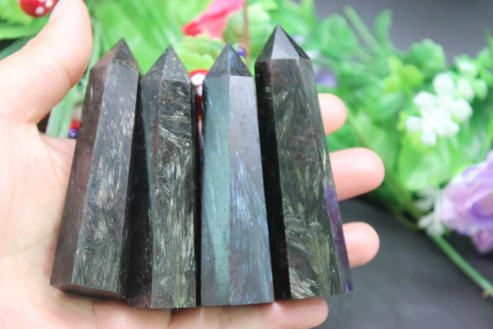 4 шт. 245 граммов натурального кварца желтого фейерверка волшебная палочка|fireworks| |