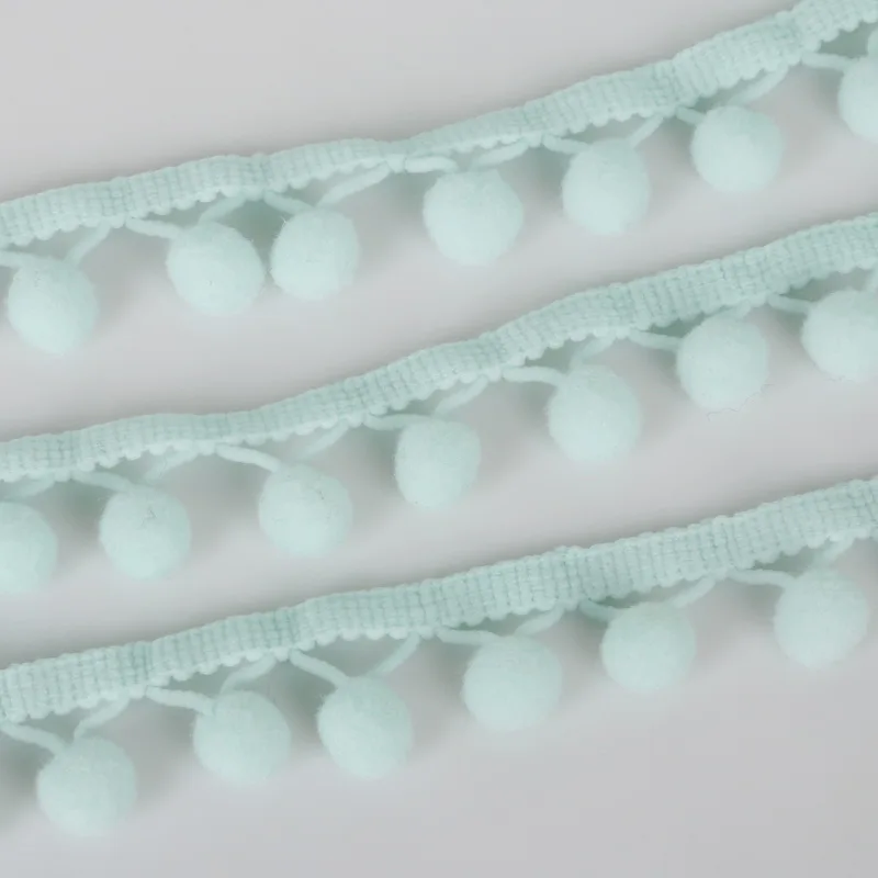 Высококачественная кружевная лента с бахромой светильник зеленый цвет для шитья