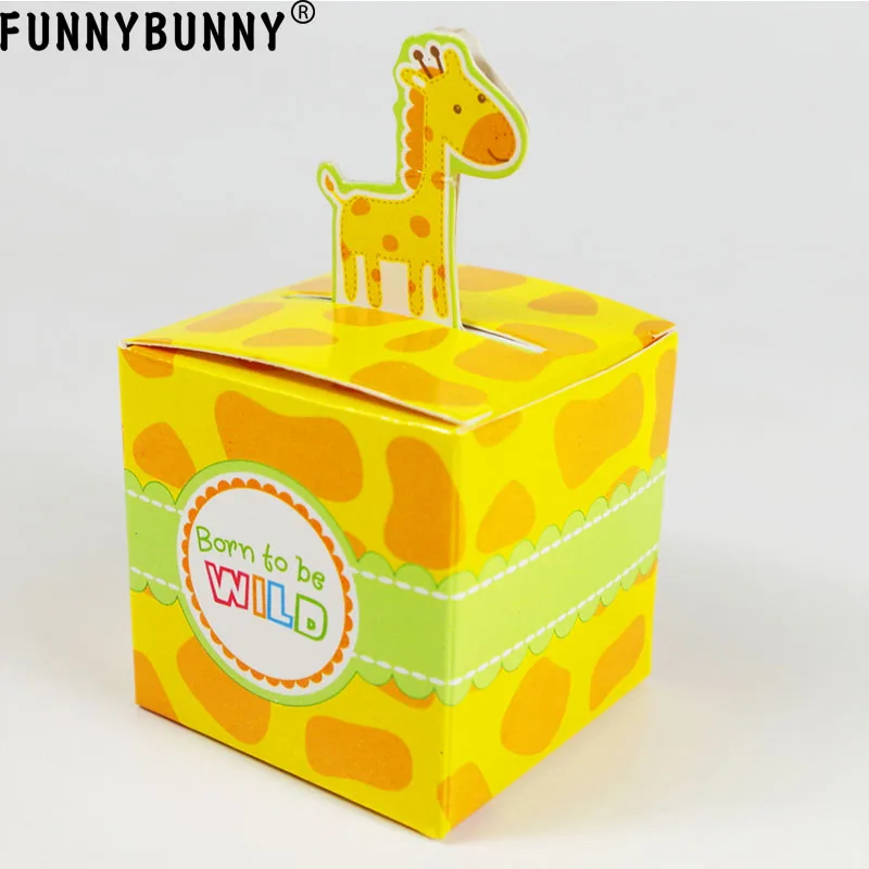 FUNNYBUNNY 24 шт дикие очаровательные джунгли сафари зоопарк тема детский душ пользу