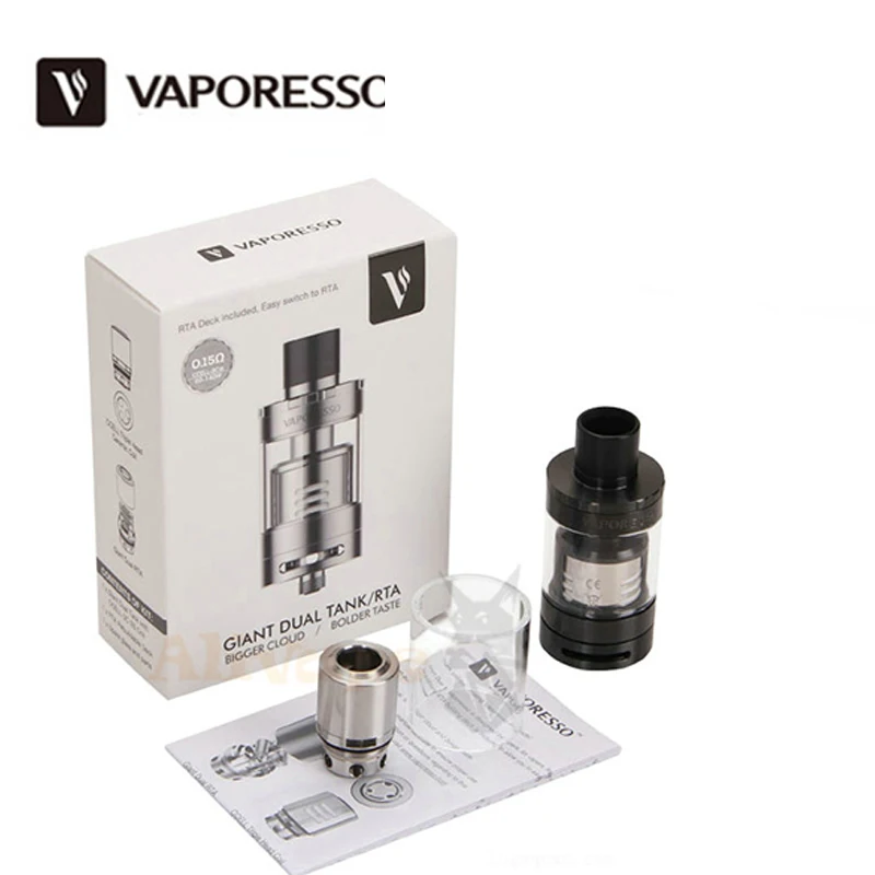 Оригинальный испаритель Vaporesso Giant Dual Tank 1 ~ 3 шт./лот атомайзер 4 мл со сменной