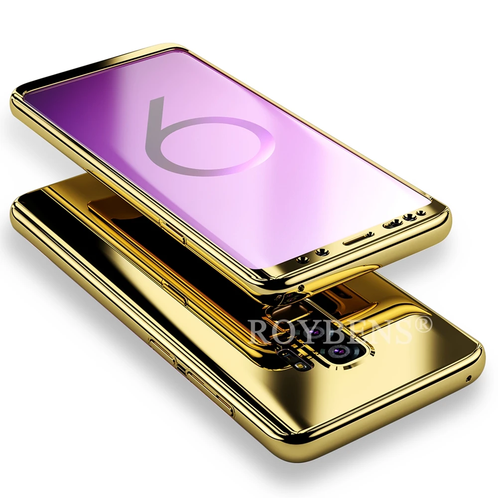 Роскошные Roybens зеркальный 360 ультра тонкий чехол для samsung Galaxy S9 Plus S8 S8Plus S7 Edge Note 8 |
