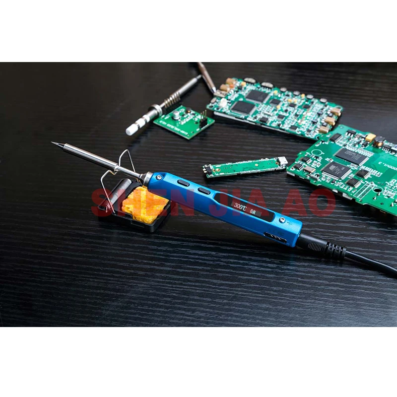 

TS100 Portable Electric Soldering Iron Full Set 65W Hand-held Electric Soldering Iron With Electric Iron Head 1PC