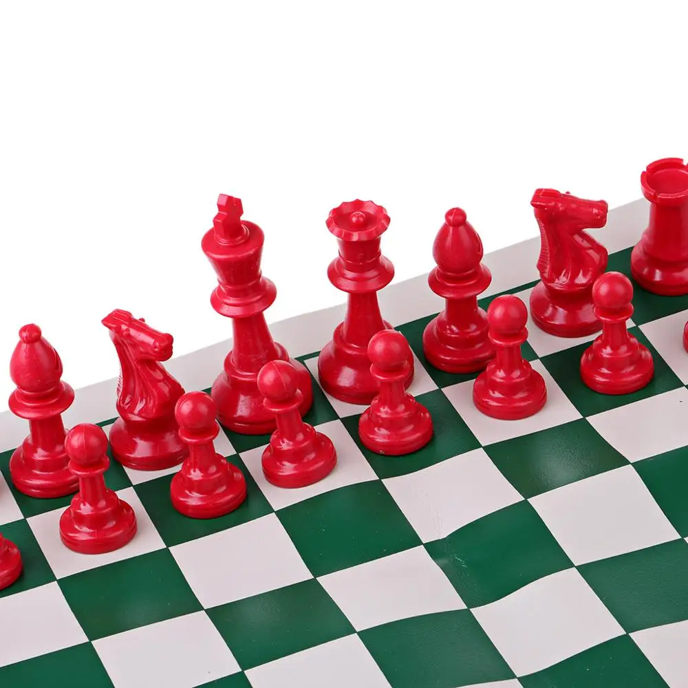 Мягкая складная 4-полосная шахматная доска Chessman портативный набор Высокое