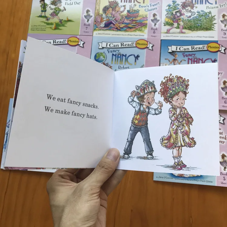 12 книг которые я могу прочитать серия Fancy Nancy Phonics написание на английском языке
