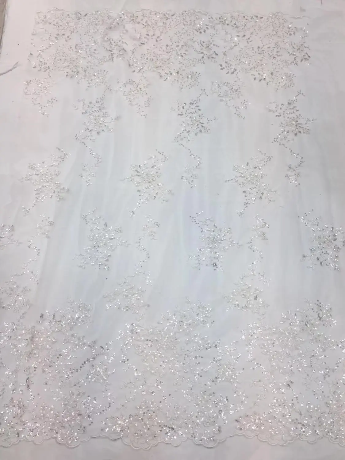 

beautiful black Embroidery Nigerian french Lace, beads net Tulle Lace Fabric, beads tube style for Lady Dress XIONGXJUL051